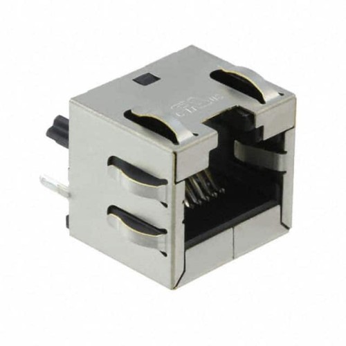 VERTICAL SHIELDED JACK WITH EMI