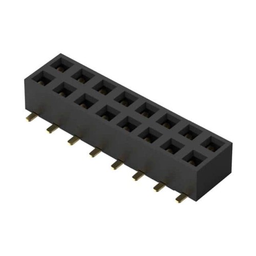 16POS, 2MM PITCH SOCKET, DIL, SM