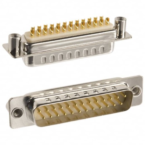 CONN D-SUB PLUG 25POS PNL MNT