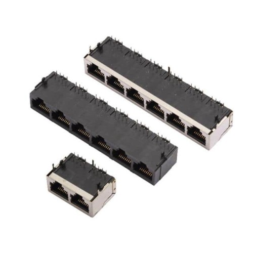 8P8C 6 PORT HARMONICA JACK SHIEL