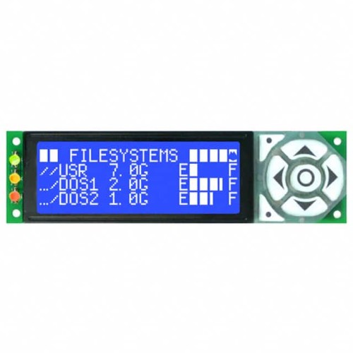 LCD MOD 80DIG 20X4 TRANSMIS BLUE