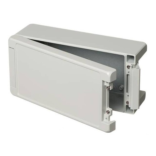 BOX ALUM GRAY 10.197"L X 5.039"W