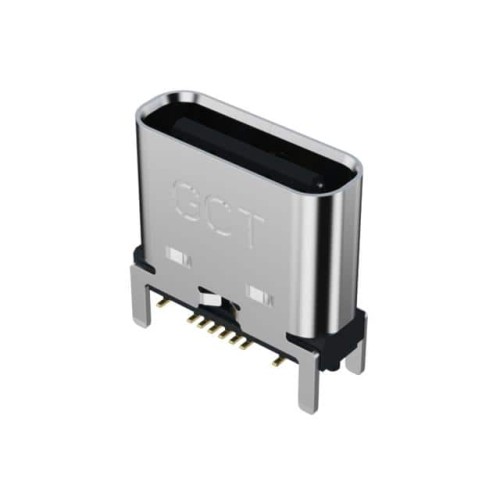 USB 2.0 TYPE-C RECPT VERT SMT 1.