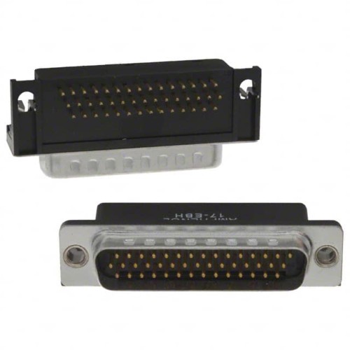 CONN D-SUB HD PLUG 44P R/A SLDR