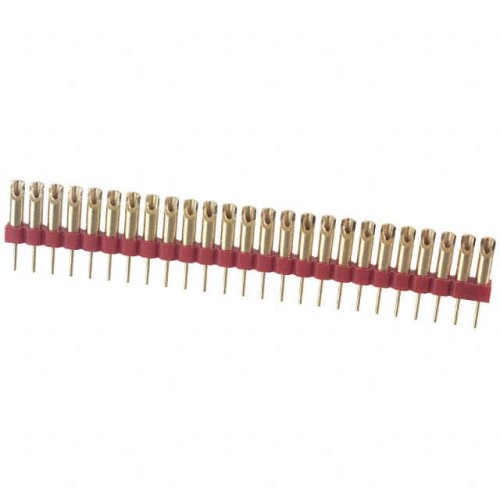 CONN HDR STRIP SOLDER 25POS GOLD