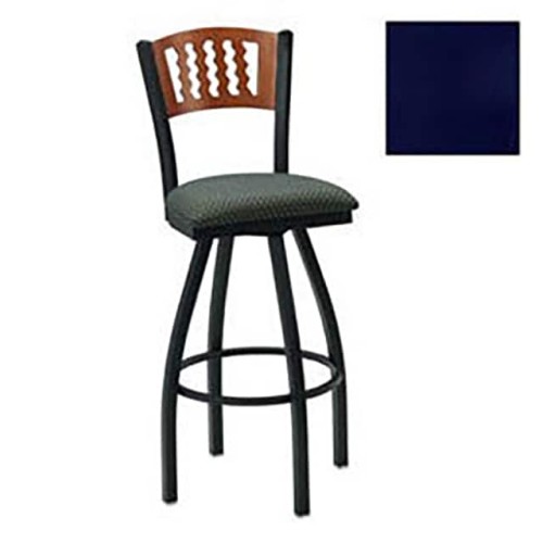 SWIVEL BAR STOOL, 5 WAVE-BACK