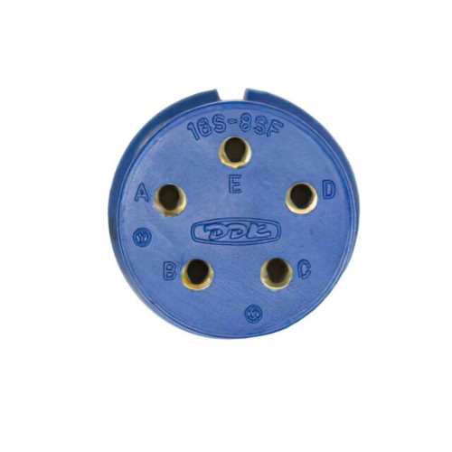 INSERT, SOCKETS, 5 POS, SOLDER C
