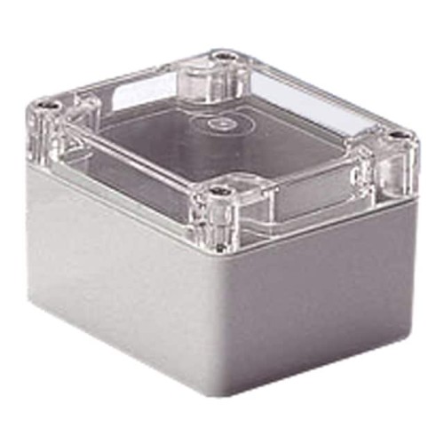 BOX PLASTIC GRAY 4.72"L X 3.15"W