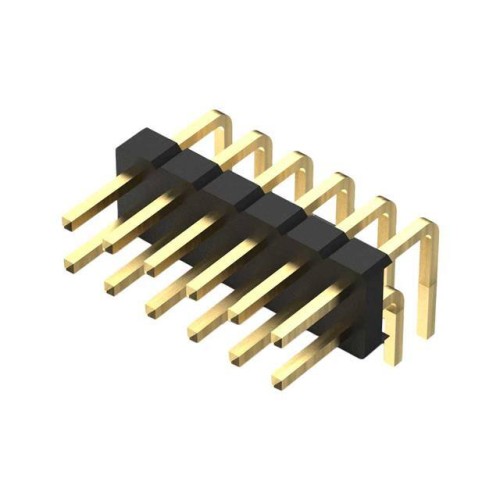 12POS, 2MM PITCH PIN HDR, DIL, T
