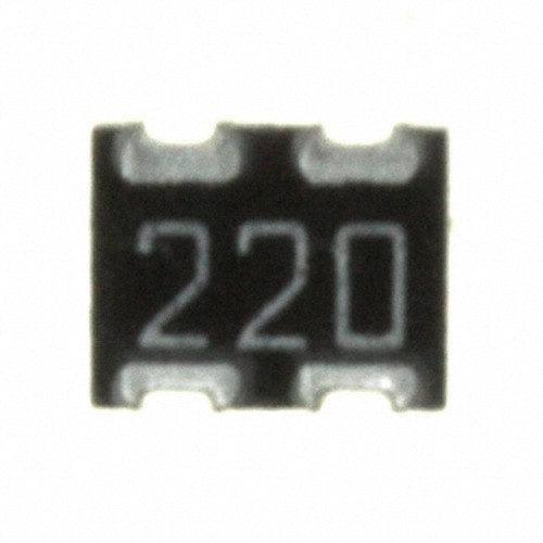 RES ARRAY 2 RES 22 OHM 1008