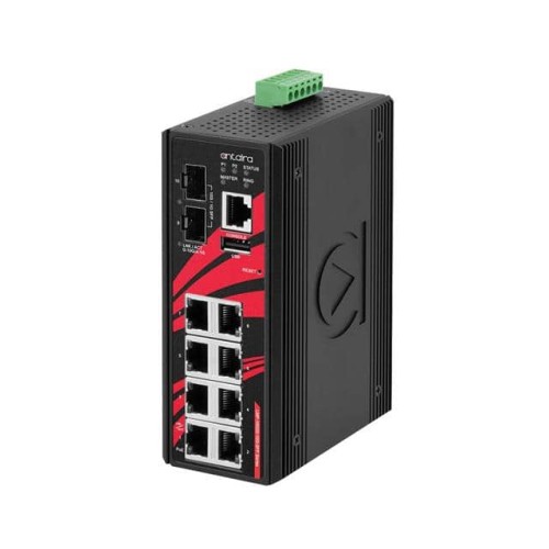 10-PORT INDUSTRIAL POE+ LIGHT LA