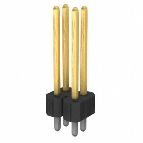 CONN HEADER VERT 4POS 2.54MM