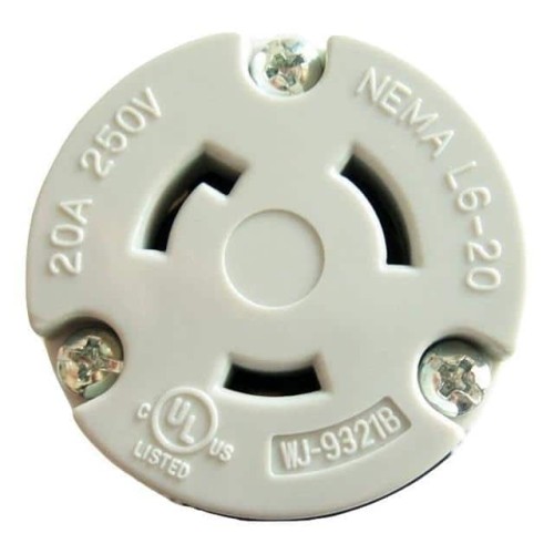 NEMA L6-20 LOCKING CONNECTOR