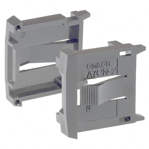 END CAP 2PC LIGHT GRAY FRONT MNT