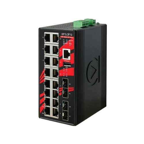 20-PORT INDUSTRIAL POE+ LIGHT LA