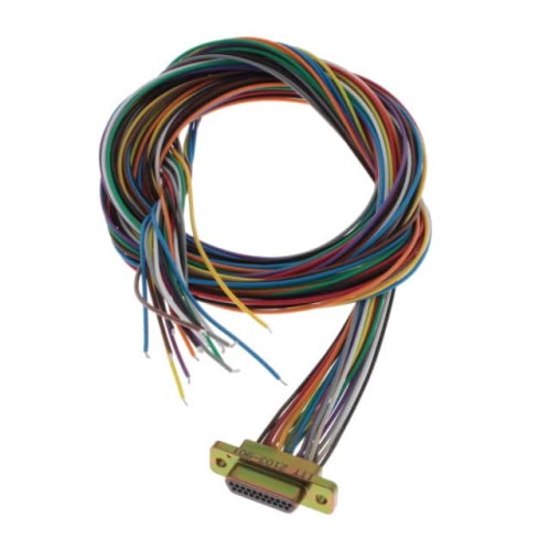 CABLE DSUB PLUG 21POS LEADS 36"