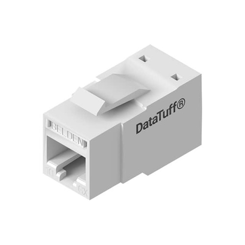 JACK CAT 6A UTP RJ45 WHT 1=24