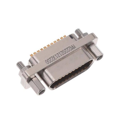 D-SUB, RCPTL, .050", 2ROW, 21POS