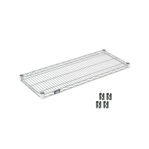 WIRE SHELF W/CLIPS, 36"W X 21"D