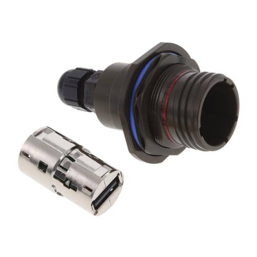 CONN RCP USB2.0 TYPEA 4P PNL MNT