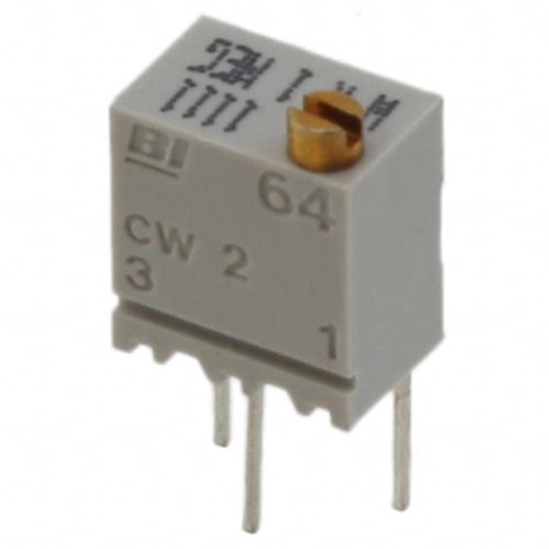 TRIMMER 5K OHM 0.25W PC PIN TOP