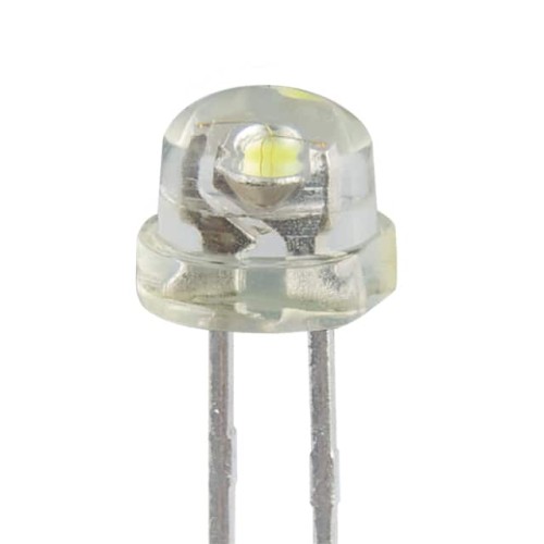 LED YELLOW CLEAR 5MM ROUND T/H