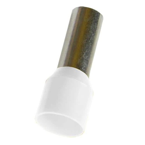 White 22-20 AWG Single Wire Entr