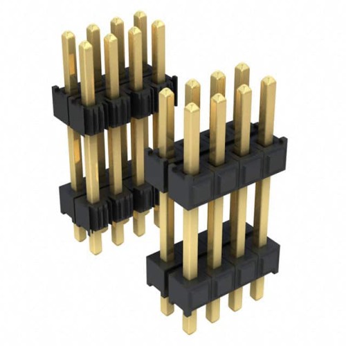 CONN HDR 64POS 0.1 STACK T/H