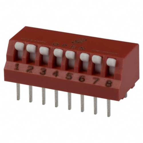 SWITCH PIANO DIP SPST 150MA 30V