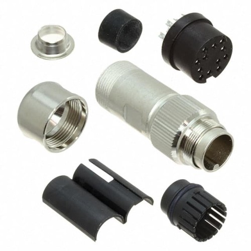 CONN PLUG FMALE 12P SOLDER CUP