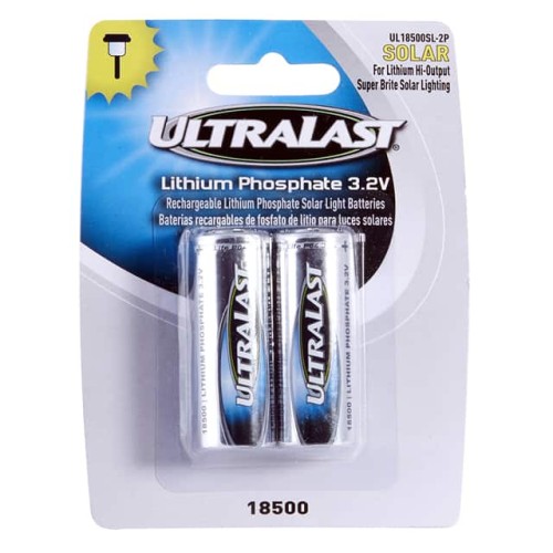 BATT LITHIUM 3.2V 1AH 18500