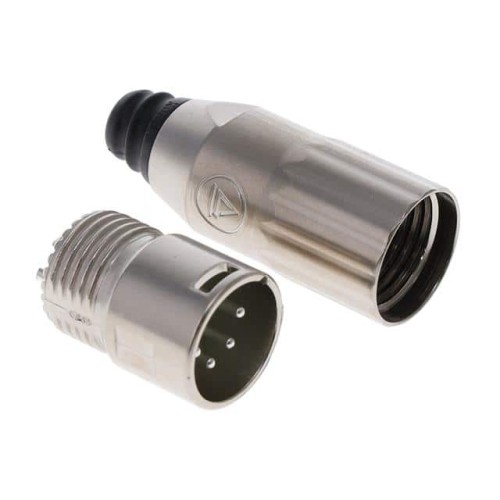 CONN RCPT MALE XLR 4P SOLDER CUP