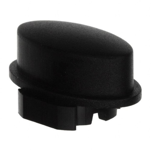 CAP TACTILE OVAL BLACK