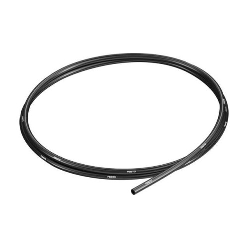 TUBING BLACK PLASTIC 4MM 50M