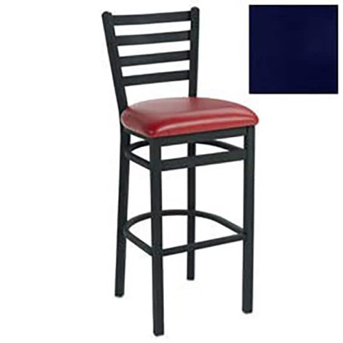 BAR STOOL, 4 SLAT-BACK, 17-1/2"W