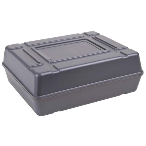 BOX GRAY 14"L X 12"W