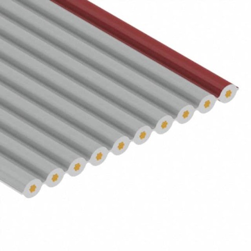 CBL RIBN 10COND 0.05 GRAY 25'