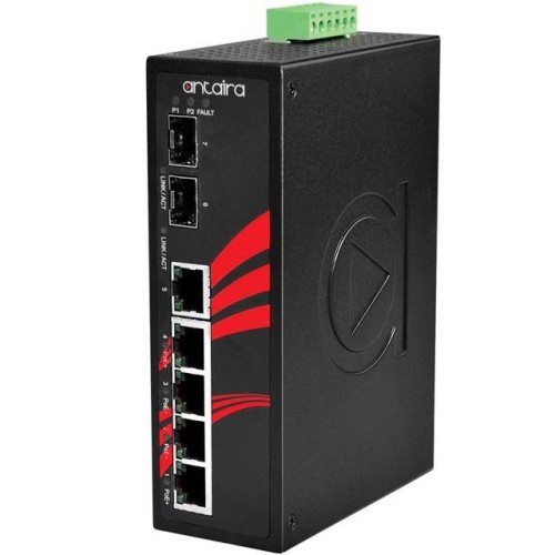 7-PORT INDUSTRIAL GIGABIT POE+ U