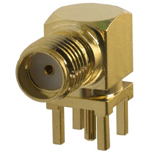CONN SMA JACK R/A 50 OHM PCB
