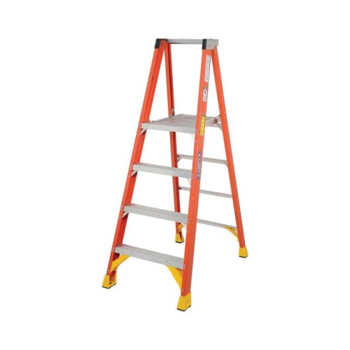 4' FIBERGLASS PLATFORM STEP LADD