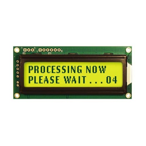 LCD MOD 32DIG 16X2 TRANS YLW/GRN