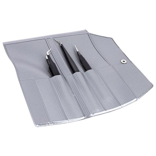 KIT OF 3 ESD EPOXY COATED TWEEZE