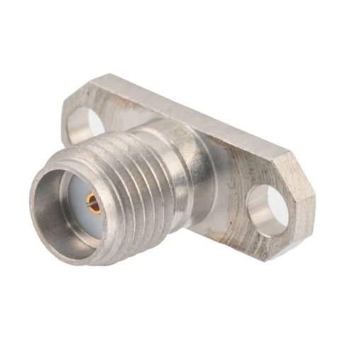 SMA(F) FLD RPL 2HOLE 0.018" PIN