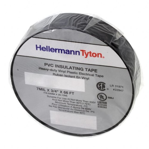 TAPE ELECTRICAL BLK 3/4"X 22YDS