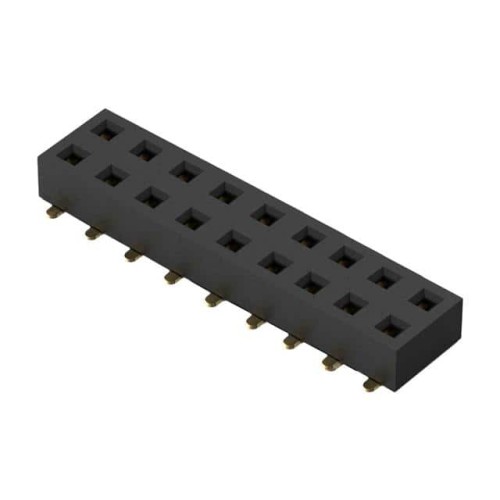 18POS, 2MM PITCH SOCKET, DIL, SM