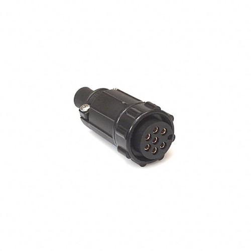 CONN PLUG FMALE 7P GOLD SLDR CUP
