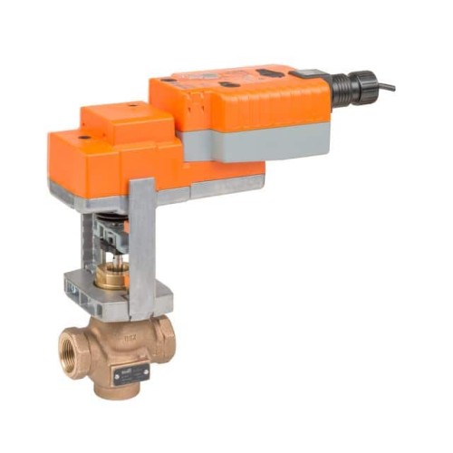 GLOBE VALVE,0.5",2 WAY,0.4 CV,W/