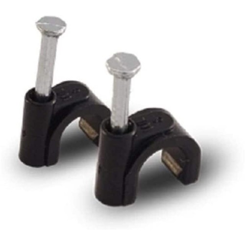 SINGLE CABLE CLIPS WITH NAIL 7MM