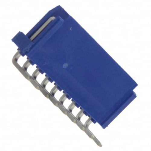 CONN HEADER R/A 9POS 2.54MM
