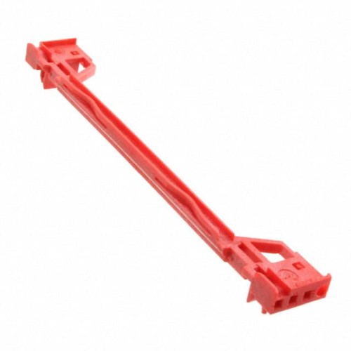 GUIDE RAIL 4HP RED FOR PCB 160MM